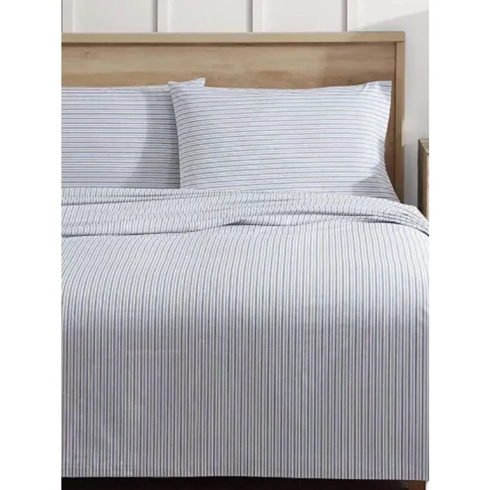 Eddie Bauer Printed 100% Cotton Percale 4-piece Sheet Set, Full